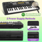 Heepuew Kids Piano Keyboard, 37 Keys Portable Music Keyboard Electric Piano Toys For Children, Educational Instruments Toddler K