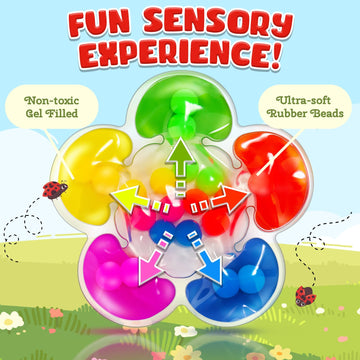Color Sorting Toys Sensory Toys, Fine Motor Skills Game For Toddlers, Color Matching Toys Preschool Learning Activities Educational Calm Down Montessori Toys For Kids Boys Girls Ages 1 2 3 As Gifts