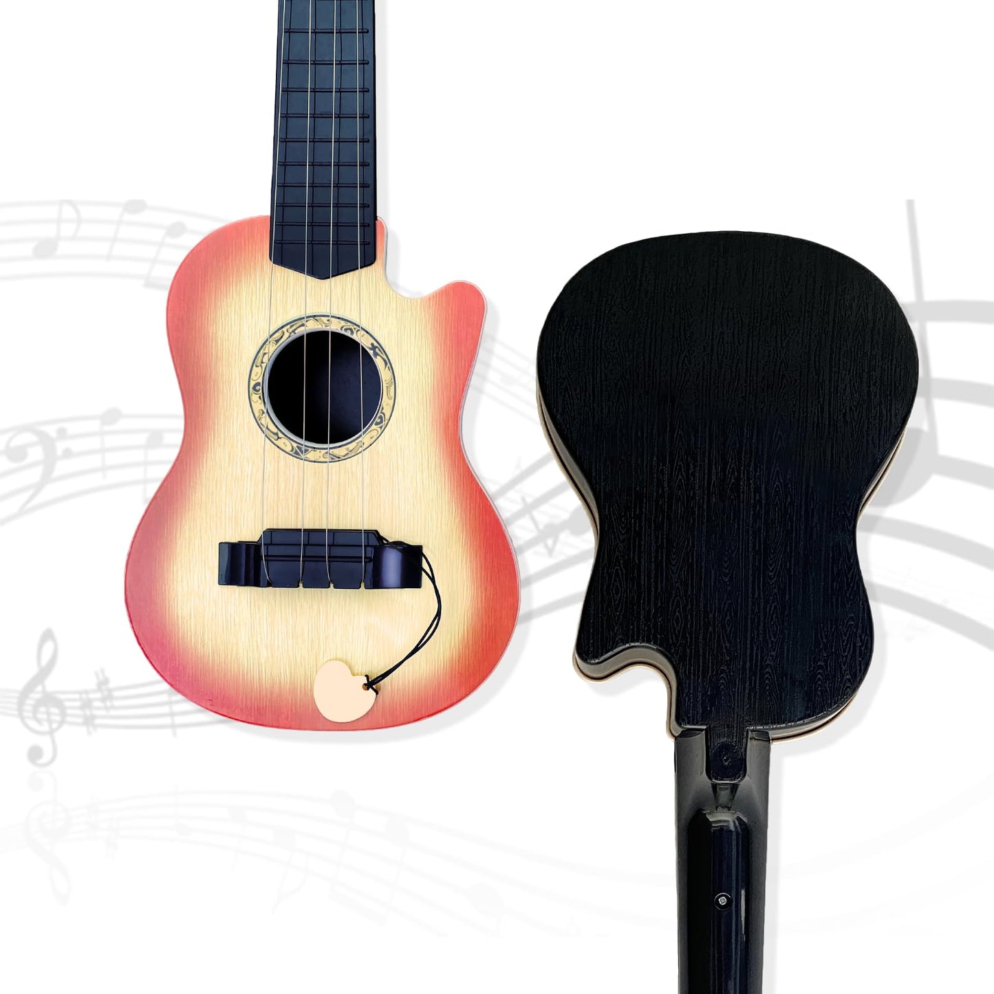 17'' Mini Guitar Toy for Kids - 4 String Musical Toys for Toddlers