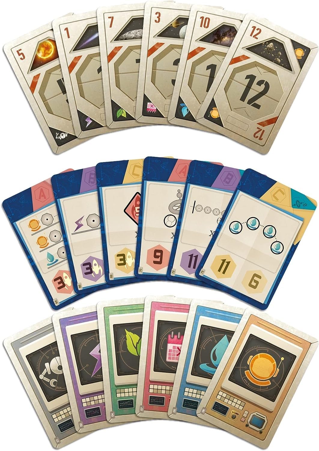 Blue Cocker Moon Board Game | Sci-Fi Strategy | 1-6 Players | Ages 10+ | Cardboard | Model WTMOON01