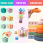 6 In 1 Baby Toys 6 To 12 Months, Montessori Toy For Toddlers 1-3, Infant Teething Babies Toy Stacking Blocks Rings Pull String T