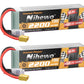 Nihewo 4S Lipo Battery 14.8V 2200Mah Rc Battery Soft Case 100C With Xt60 Plug For Fpv Drone Rc Quadcopter Helicopter Airplane Ca