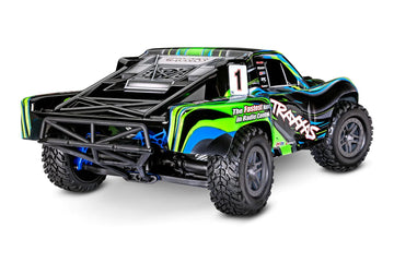 Traxxas TRA68154-4-GRN Slash 4X4 Brushless: 1/10 Scale 4WD Short Course Truck, Green