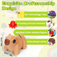 Gencokok 30PCS Mini 3D Printed Animal Figurines, Flexible Plastic Fidget Toys for Desk Decoration and Party Favors