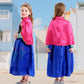 Luzlen Little Girls Princess Dress Halloween Cosplay Costume Kids Birthday Outfits Princess Fancy Dress, 2-3 Years(Label 100)