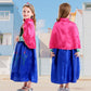 Luzlen Little Girls Princess Dress Halloween Cosplay Costume Kids Birthday Outfits Princess Fancy Dress, 4-5 Years(Label 120)