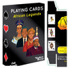 Kulture Games Playing Cards: African Legends - African Playing Cards - Trivia Party Game For Adults & Family Game Night - Black History Playing Cards – Inspirational African Legends Trivia Card Game