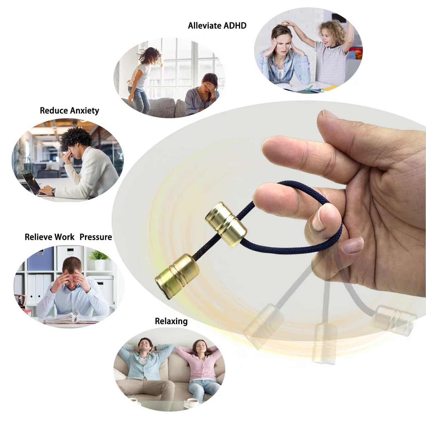 Begleri- Begleri Fidget Beads Brass Begleri Fidget Toy-For Men Women Teens(Copper)