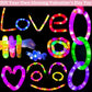 24 Packs Valentine'S Day Gifts For Kids Glow Pop Tubes With Valentine Cards Stress Relief Fidget Toys Valentine'S Party Favors,