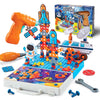 Wembley 4 In 1 Toy Drill Screw Tool Set For Kids 3 4 5 6 7+ 3D Puzzle Box Stem Learning Diy Building Block Kit Creativity Educat
