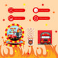 Firetruck Birthday Party Supplies Decorations, Fire Truck Theme Paper Plates And Napkins Set For 24 Guests, 120 Pcs Disposable F