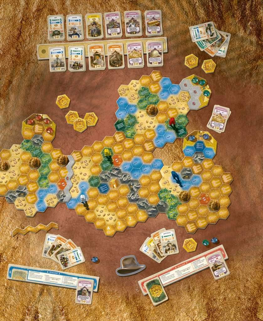 Ravensburger The Quest for El Dorado Game - Adventure for Ages 10+, Multicolor, Model 26129, Paper Material