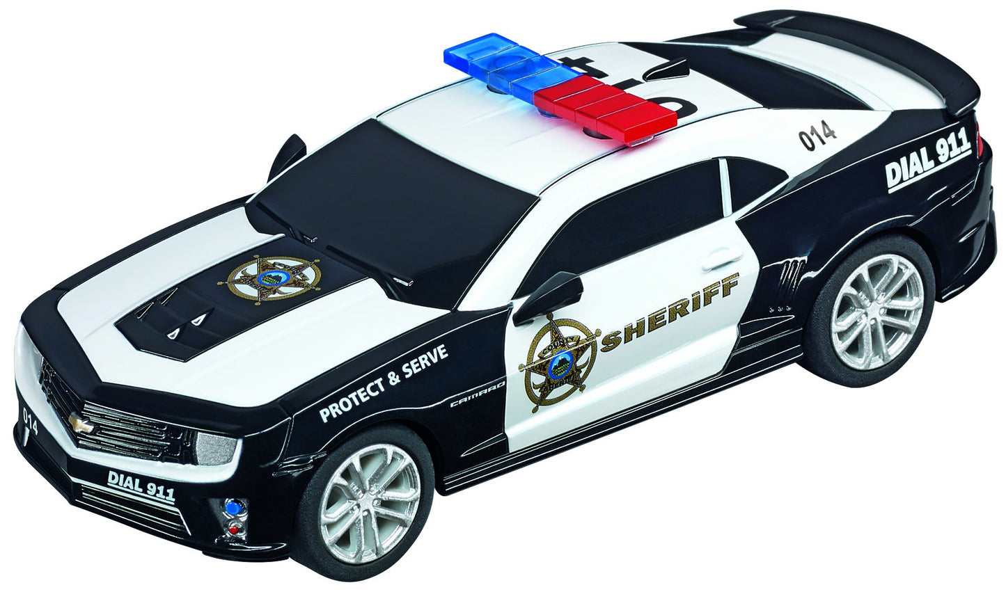 Carrera Go!!! Battery Operated 1:43 Scale Slot Car Racing Toy Track Set With Jump Ramp For Kids Ages 5 Years And Up, Highway Chase
