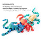 QINGMIAO 3D Printed Cat  Articulated Hairless Cat Toys for mature-themed  3D Print Animals Fidget Toys Decor for Stress Relief  3D Printing Cute Cat Desktop Pet (Rianbow)