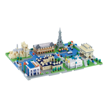 Nanoblock - World Famous Cities - Paris, Advanced Hobby Series Building Kit