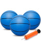 Umnodobn Mini Toy Basketball For Kid Adult, 3Pcs Replacement Basketballs With Air Pump For Indoor Mini Basketball Hoops, 7'' Sof
