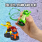 P.M.I. Gang Beasts Stampers for Kids  Mini Stamps for Kids  5 Pack Set  16 Kids Stamps to Collect  Official Gang Beasts Stampers