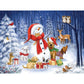 Bits And Pieces - Value Set Of Two (2) 300 Piece Jigsaw Puzzles For Adults - Each Puzzle Measures 18' X 24' - Winter Holiday Snowman Jigsaws By Artist Makiko