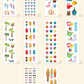 Paper House Productions Just Beachy Scratch & Sniff Sticker Folio for Classrooms, Scrapbooking and Collecting