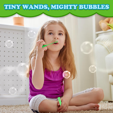 Kids Party Goodie Gift Bag Stuffer Fillers,32 Pack Mini Bubble Wand Toys,Small Halloween Pinata Birthday Party Favors Supplies F