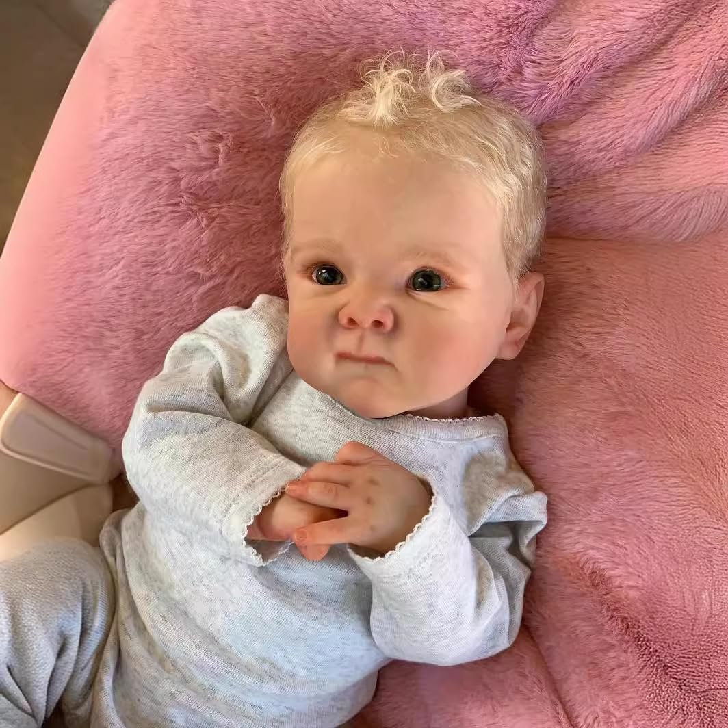 Npkcjzy Lifelike Reborn Baby Dolls - Bettie, 18 Inch Newborn Baby Boy Doll With Weighted Soft Cloth Body, Real Life Baby Dolls W