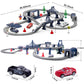 Train Sets For Boys 4-7, 66 Pcs Battery Operated Train Set With Tracks(Magnetic Connection), Compatible With Thomas, Brio, Chuggington, Gifts For 3 4 5 6 Years Old (City)