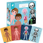 Janod 4-Puzzle Educational Human Body Floor Puzzle In 50, 75 And 100-Pieces – Ages 5+ - J02681