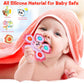Jofony 4 Pcs Suction Cup Spinners Toys For Baby,Spinning Toy For Baby 3-18 Months Toddlers Sensory Activity Fidget Bath Toy Educ