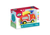 Wow Toys Ernie Fire Engine - Push-and-Go Fire Truck with Rotating Ladder & Firefighter Figures | No Batteries, Durable Toddler T