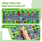 Zhiwuzhu Magnetic Alphabet Maze,Montessori Toys,Wooden Toddler Toys For Ages 2-4,Sensory Travel Toys Fine Motor Skills,Ideal Gif