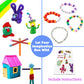 VLUSSO Purple Arts and Crafts Supplies for Kids - DIY Craft Kits with Pipe Cleaners, Perfect for Preschool and Homeschool Ages 4-8