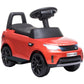 Qaba Land Rover Licensed 6V Ride on Push Car, 2 in 1 Sliding Car, Battery Powered Electric Car for Kids with Headlights Music Ho