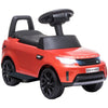 Qaba Land Rover Licensed 6V Ride on Push Car, 2 in 1 Sliding Car, Battery Powered Electric Car for Kids with Headlights Music Ho