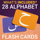 Briston Arabic Alphabet Flash Cards - Multi-color Educational Resource for Memory & Sight Words - Fun Classroom & Homeschool Game