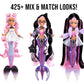 Mermaze Mermaidz™ Morra™ Customizable Fashion Doll With Mix & Match Tails, Color Change Fin And Makeup, Surprise Hair Color