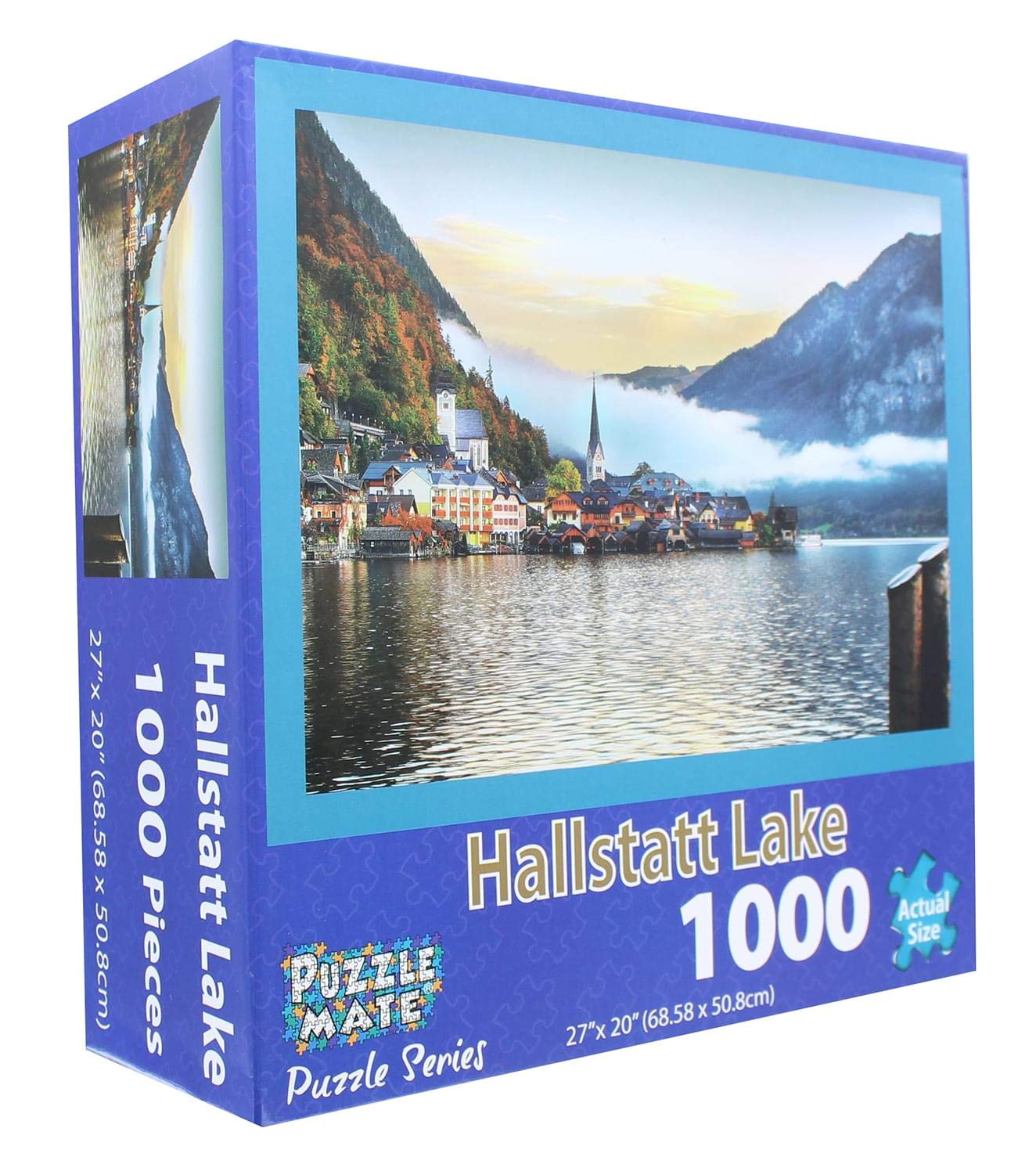 Puzzle Mate - Hallstatt Lake - 1000 Piece Jigsaw Puzzle