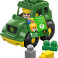 MEGA BLOKS John Deere Toddler Building Blocks Toy Set, Lil Tractor with 6 Pieces and Storage, 1 Figure, Green , Ages 1+ Years