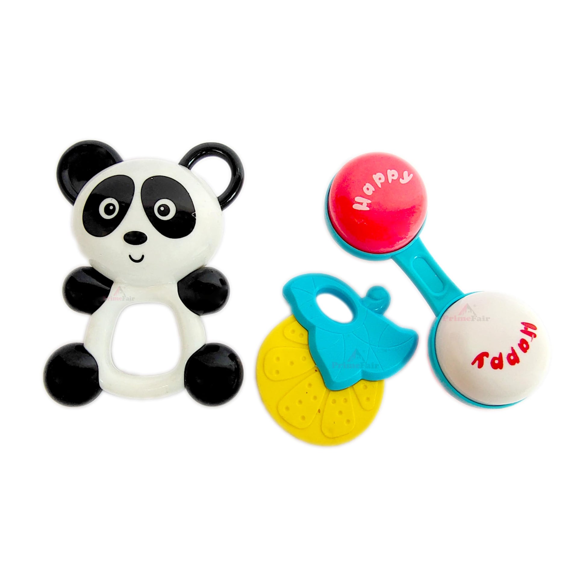 Primefair Baby Rattles Toys Set, Baby Toys 3 Pcs Sets, Infant Grab And Shake Rattle, Sensory Music Sound Learning Newborn First 