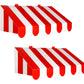Beistle , 2 Piece 3-D Awning Wall Decorations, 24.75 x 8.75 (Red/White)