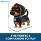 Block Center Dachshund Dog 2024 Edition 3D Puzzle 2100 Pieces Building Blocks Set - Mini Block Gift Kit For Kids And Adults (Dac
