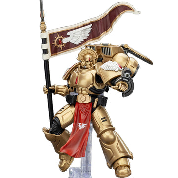 Beerise Joytoy 1/18 Action Figures - Warhammer 40,000 Blood Angels Sanguinary Guard 3 With Angelus Boltgun And Encarmine Spear -