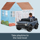 Kid Trax Easy Pop Up Kids Magical Play Tent, Large Front And Rear Openings, Carrying Case Included, Easy Storage, House