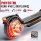 Sisigad Electric Scooter Adults Peak 500W Motor, 8.5'' Solid Tires, 19Mph Speed, Long Miles Range, Scooters For Adults, Foldable