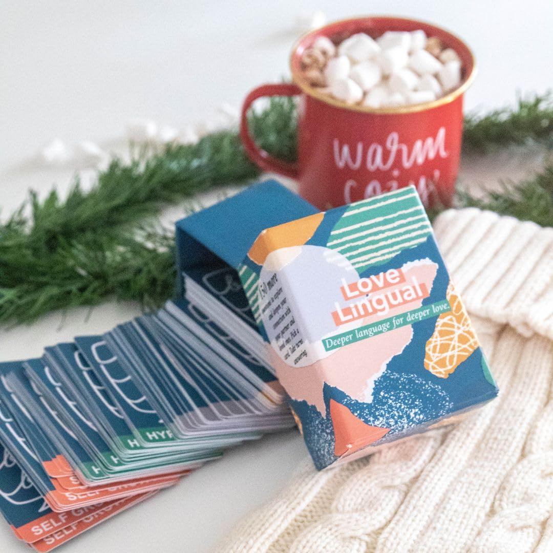 Fluytco Love Lingual Level 2: Couple Card Game - Deeper Language For Deeper Love - 150 Conversation Starter Questions For Couples - Date Night & Relationship