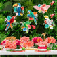 6 Pieces Tropical Birds Honeycomb Paper Cutouts Hanging Parrot Hawaiian Luau Tropical Party Decorations for Summer Beach Jungle