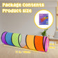 2 Pack Kids Play Tunnel,Pop Up Crawl Through Tunnel Play Tent For Baby Kids Children Or Pet,Opening Crawl Tunnel Toy With Breath