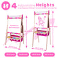 Joyooss Art Easel For Kids Easel For Toddlers, Adjustable Painting Station Wooden Easel Toddler Easels Kids Board Whiteboard & C