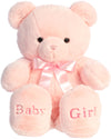 Aurora Snuggly Comfy Bear Baby Stuffed Animal - Comforting Companion - Imaginative Play - Pink 36 Inches
