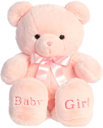 Aurora Snuggly Comfy Bear Baby Stuffed Animal - Comforting Companion - Imaginative Play - Pink 36 Inches