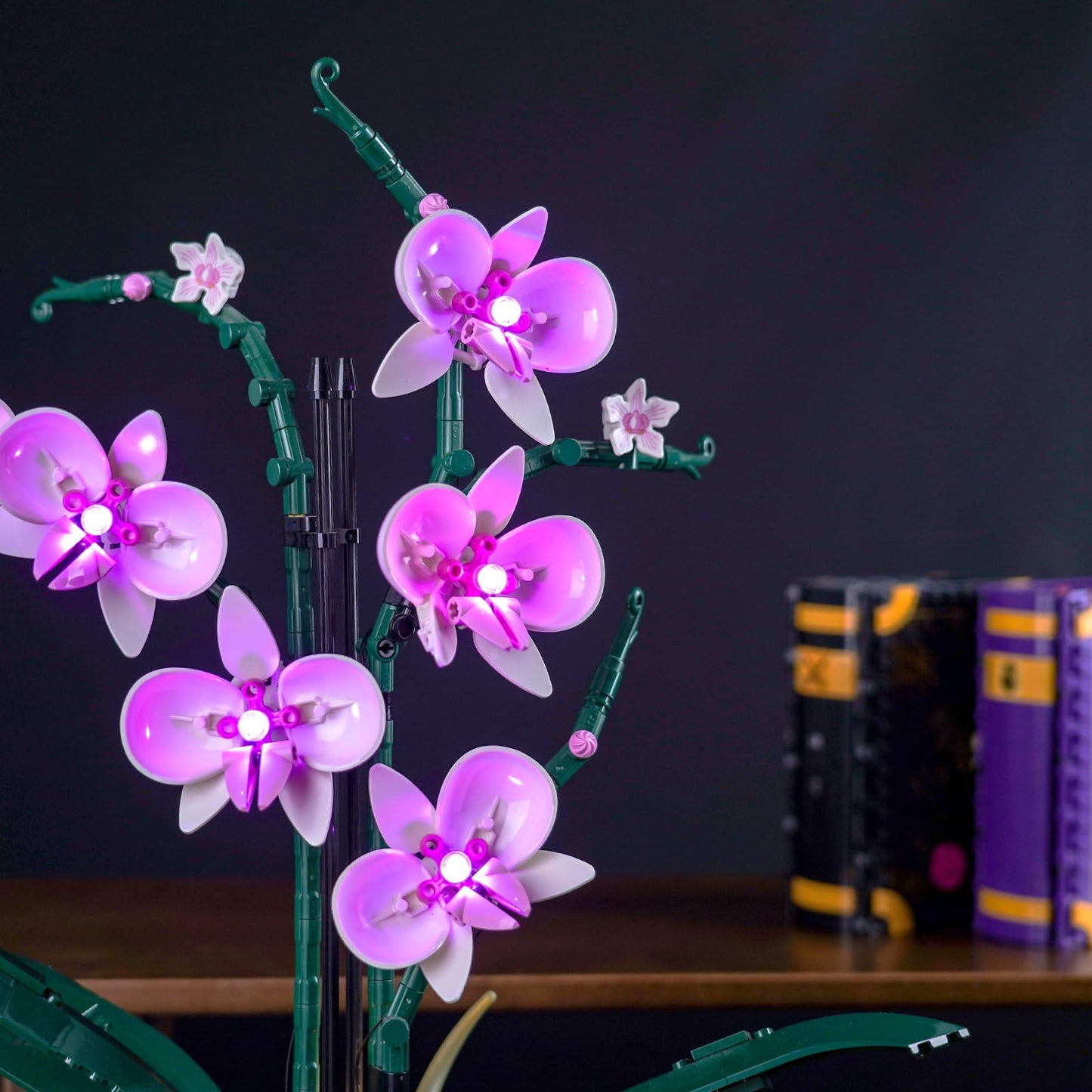 Brickbling Led Lighting Only, Compatible With Lego Orchid Flowers; Creative Light Kit Compatible With Lego 10311, Great Gift For Adults - Light Kit Only, Not Come With Model